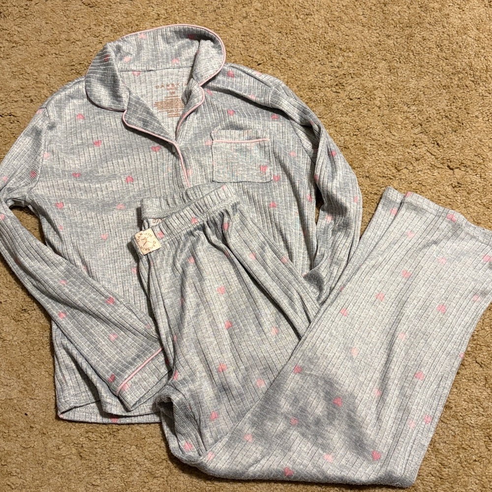 Danskin Heart PJ Set